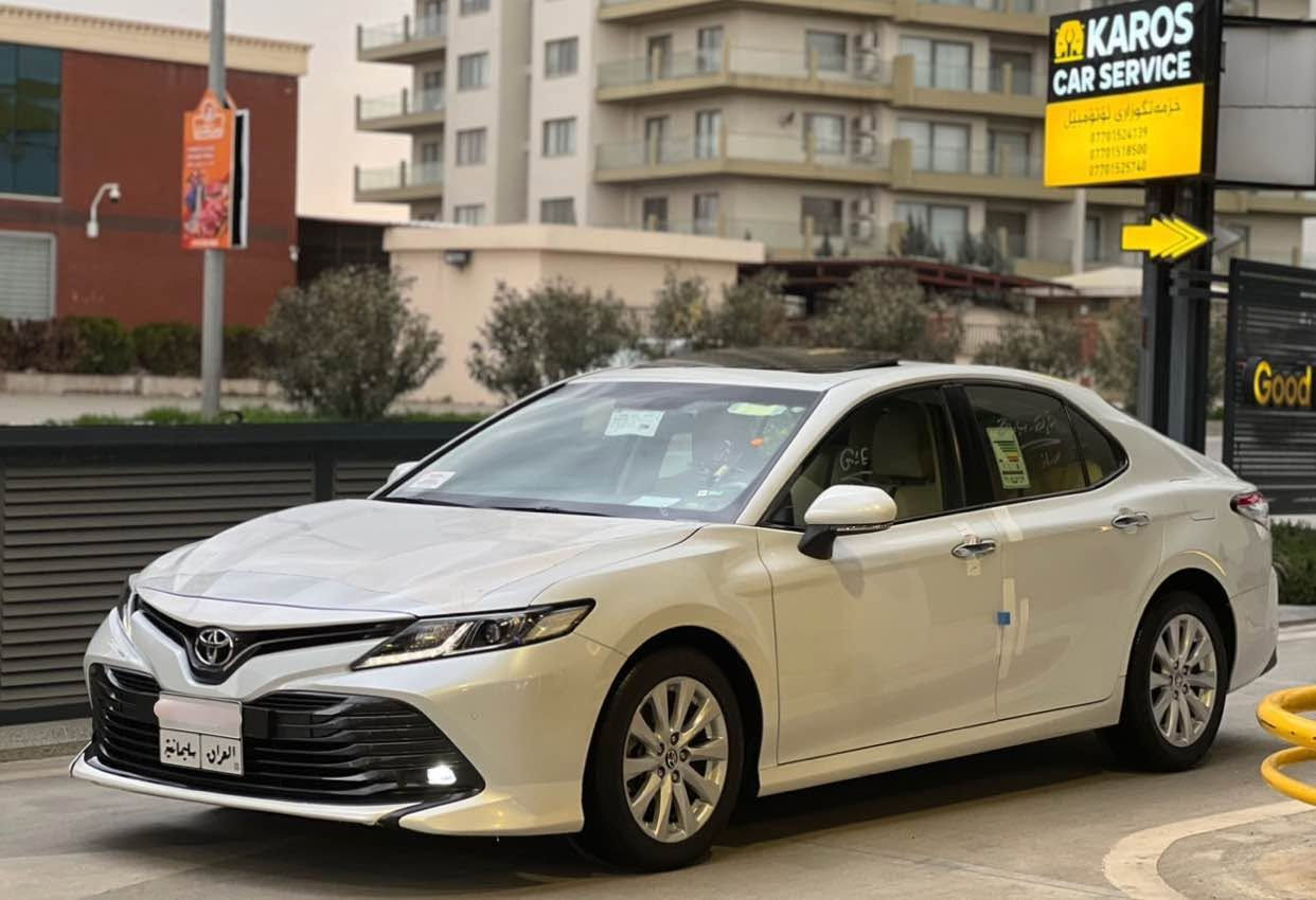 ‏camry GLE 2019
سفری شەریكە
خەلیجیە ناو زەردە
بەسمە سلاید 
كوشین كارەبای
‏normal eco sport
تحديد سورعه ڤۆلیۆم حەساس پێش و پشتی
سەیارەكە فول مواسەفاتە
 بێ بۆياخ ساردى هەيە 
سەنەوی و رەقەم هەزەی نوێیە تا 2030
یەك دینار مەسرەفی نیە 
شوێن سلێمانی 
    ژ.م 📞 ***********
 سعرى 196$ 💵 معامه له السليمانية, العراق
