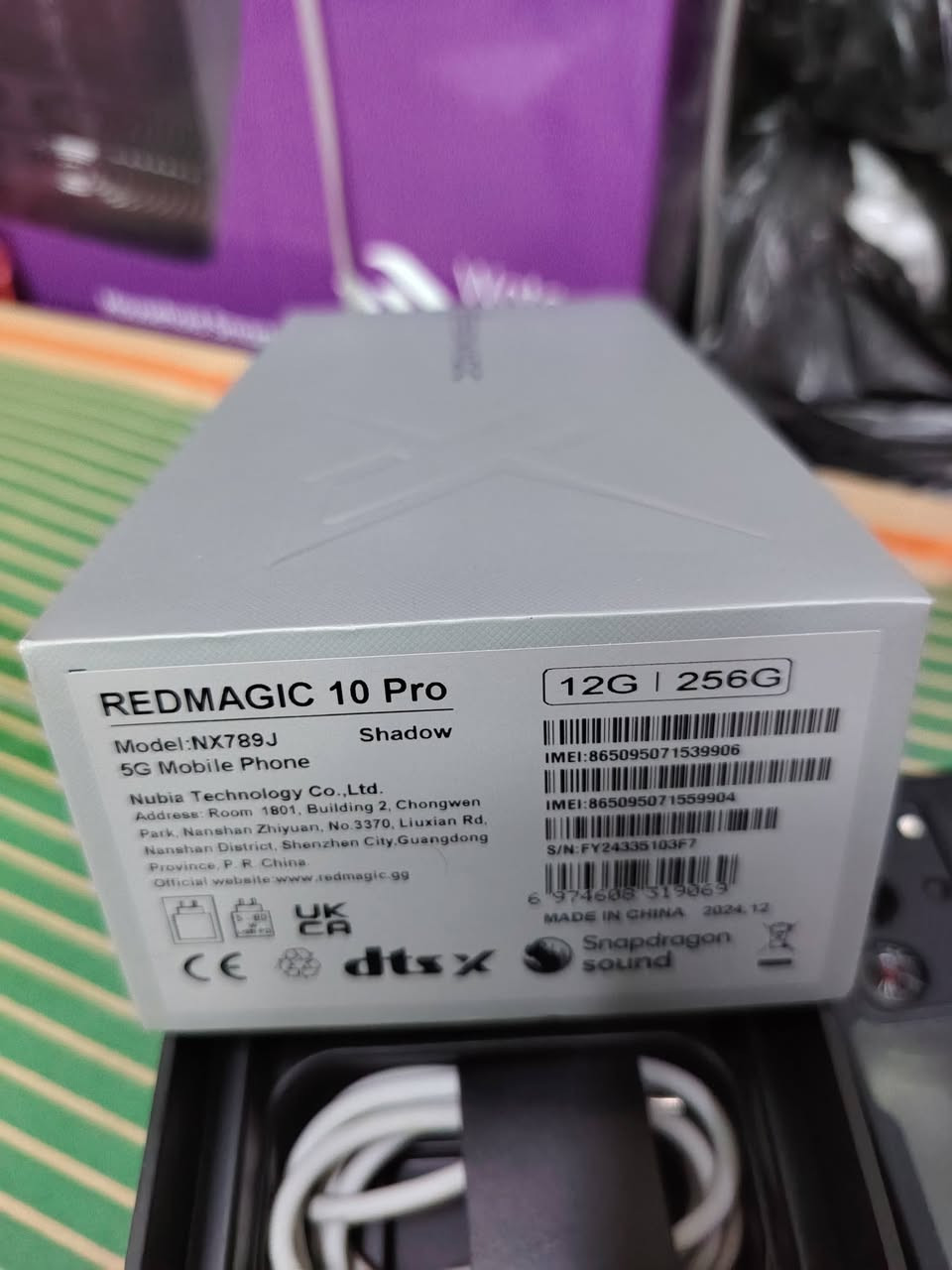 ريد ماجك 10 برو ذاكره ٢٥٦ عشوائيه ١٢ الجهاز نضيف ومداخل تصليح ابد افحص وين متريد الجهاز بي طخه بلضهر صغيره جدا والضهر مفطور السعر ٦٥٠ وبي مجال اي استفسار على هذا الرقم *********** مكاني بعقوبه التحرير
