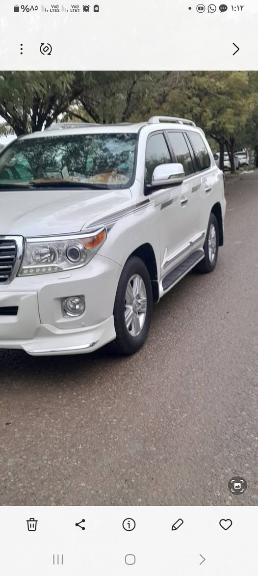 السلام عليكم لاندكروز جكسارة موديل 14 بريم اصل فول مواصفات مكفولة كفالة عامة رقم سليمانية بأسمي معروفة مواصفات البريم فول مواصفات ماشية 186السيارة جديدة على وضع الشركة الاتصال على الارقام ***********/*********** الاسيا بي واتساب مكان السيارة ديالى
