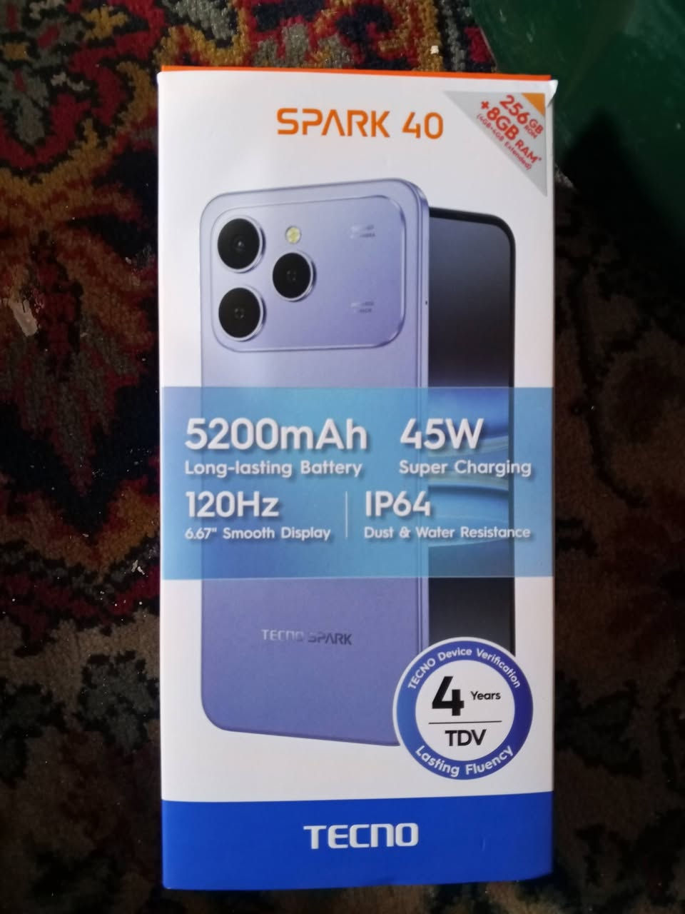 سبارك 40 للبيع صار لي شهر من اخذته ذاكره 256 وتفاصيله بالصوره يمك السعر 160 بمجال قليل رقم الهاتف ***********
