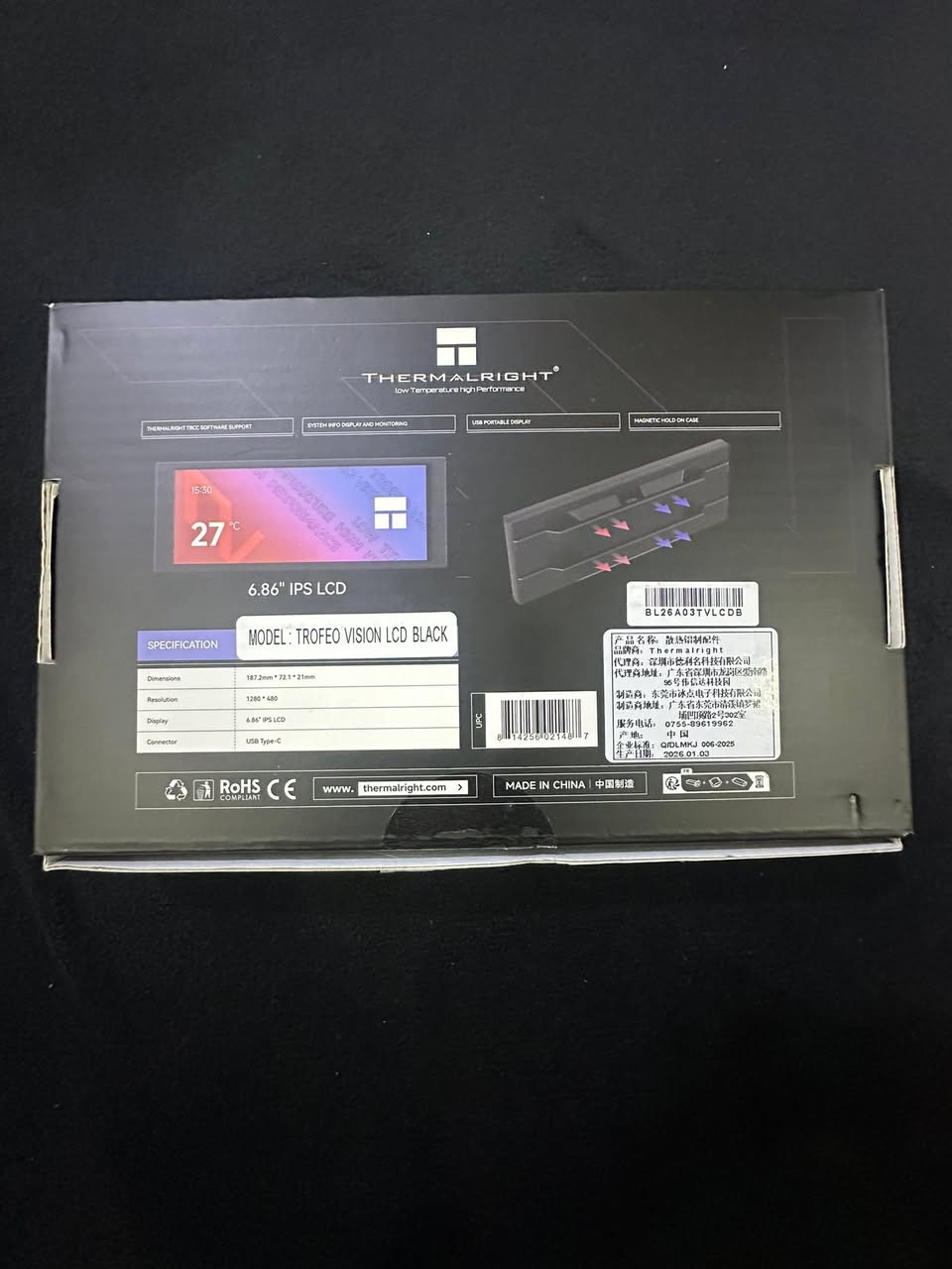 شاشة للكيس Thermalright trofeo vision ips lcd
جديده سعر ٤٠ الف

ادمن 😘


**إذا كنت صاحب هذا الإعلان وتريد حذفه لأي سبب، رجاءا أرسل رسالة إلى الدعم الفني**