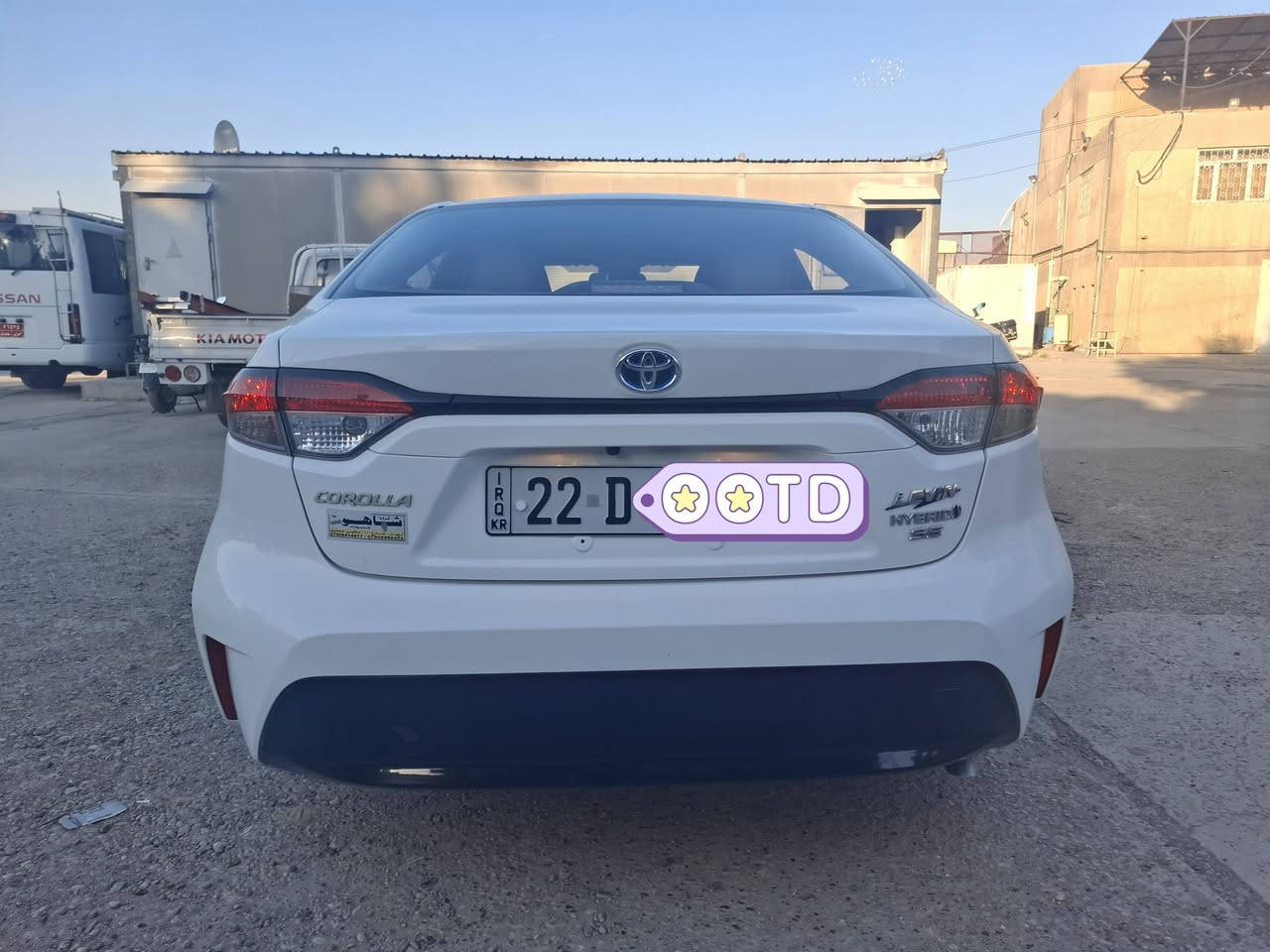 موديل 2024 ليفين
الموصفات
🔹دخول ذكي 
🔹اشاير بل مري 
🔹لايت زنون 
🔹رادار امامي 
🔹تحديد مسار 
🔹كرسي كهرباء
🔹عداد دجتل
🔹هندبريك بصمة 
🔹وضعيات قياده ٣
🔹ويل كب حجم 16 
🔹شاشه كبيره 
🔹كامره خلفيه 
🔹حساس تاير 
🔹سلايت روف 
🔹قطعتين تبريد 
🔹سبايدر خلفي  
🔹هايبرد 
🔹رقم  اربيل باسمي تحويل او وكاله تريد  الاتصال على ***********
