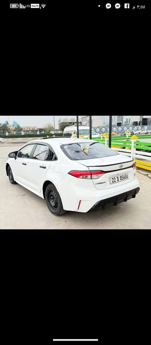 سلام عليكم
من رخصه الادمن 
تويوتا كورولا 
2023 خليجي فقط بانزين شكل الأمريكي  فقط بانزين 
فول واحد على واحد 
الكير والمحرك كفاله 
كفاله من الصبغ عدى الدعامية الخلفيه فقط 
السياره بيه بارد شي بسيط بلباب الخلفي وداير الجماملغ 
رقم اربيل سنويه جديده ما صاقصه  لل2028
السياره فول واحد على واحد  
فتحه وتحكمات ستيرن وكشناتها جلد جوزي مميز 
وبصمه وسايد بريد اوتو هولد السياره فول الفول 
وتريد تحويل او وكاله ثاني يوم 
السياره جديده كولش كولش  
وكامله ومآبيه نقص ابد ابد 
 حتى بصمات ثنين وكتلوكات الشركه موجوده
السياره سعره ب135 وبيه مجال حك الجيه والعمله 
السياره مكانه بغداد الجديده 
*********** بي واتساب واني بخدمتكم
