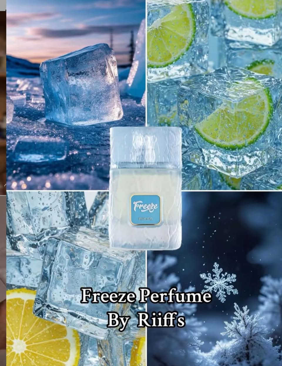 Perfumes عطر زهري - فواكه للجنسين. هذا عطر جديد Freeze صدر عام 2025. إفتتاحية العطر الليمون, النعناع المدبب, برغموت كالابريا, الجريب فروت و الثلج; قلب العطر الثلج, الزنجبيل, الشاي و المريمية; قاعدة العطر تتكون من أمبرماكس (Ambermax), الفاوانيا و خشب الأرز

الكمية محدودة السعر 30 الف ❄️❄️🥶🥶.


**إذا كنت صاحب هذا الإعلان وتريد حذفه لأي سبب، رجاءا أرسل رسالة إلى الدعم الفني**