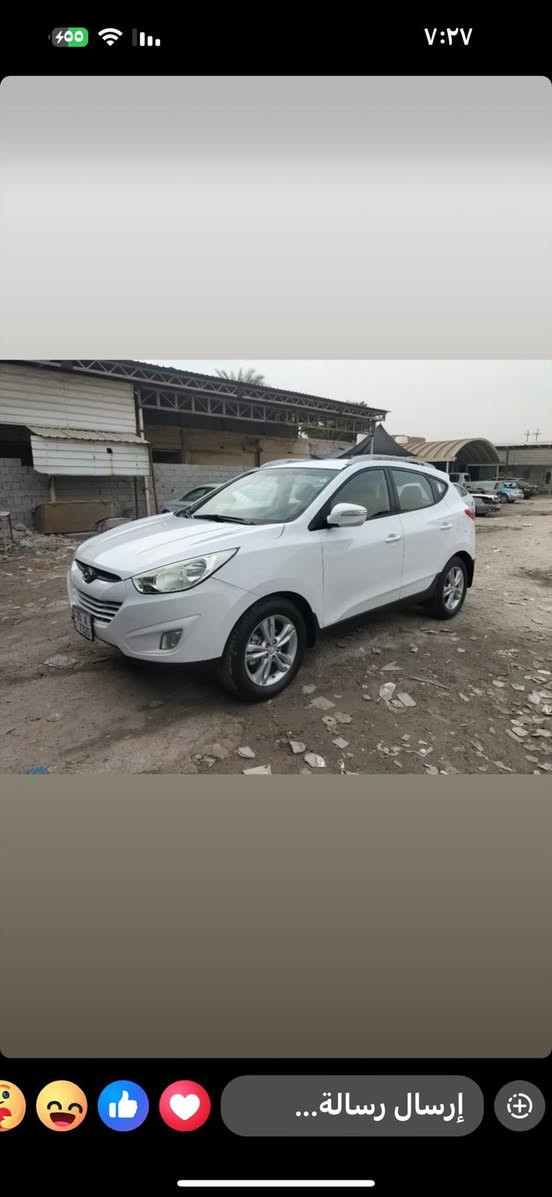 توسان موديل 2012 خليجية مكفولة من الظرر فقط بيها تكشيط مال صبغ ومصلحهن سونار موجود بلمنشور السعر 133$ الاتصال *********** المكان ديالى بعقوبة
