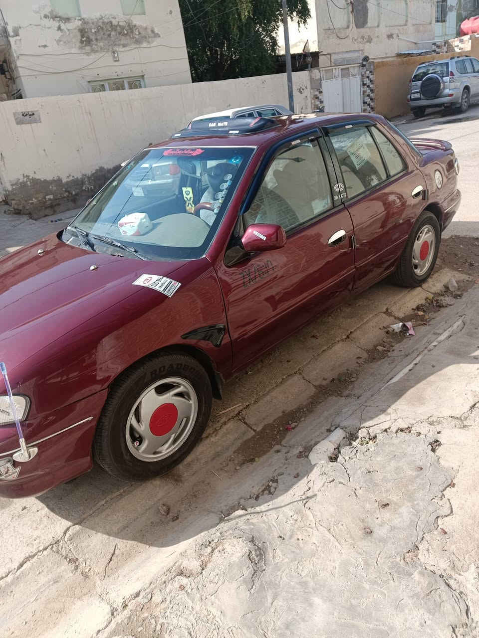 كيه سيفيا موديل 95 سياره بسمي كير اتوماتيك  محرك مسكر  تبريد  مصبوغه عام 
تخم تاير  قبل سبوع  
سياره متعوب عليه 40 وبيه مجال بسيط 
عنوان واسط قضاء الحي ***********
