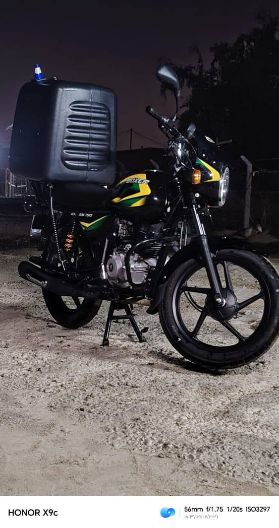 السلام عليكم بوكسر للبيع رقم نجف دراجه نضافه 90 /100 موديل 2023 محرك ممفتوح ابد طالعه بل 2025 ماشيه 18 الف السعر2 ونص مموجود خاص رقم ***********
