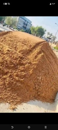 للبيع رمل مقسول السعر80واصل وحمل فول رمل درجه وله واصل من المعمل 07887...