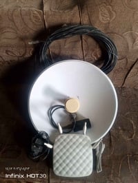 شبكة انترنيت • صحن • راوتر