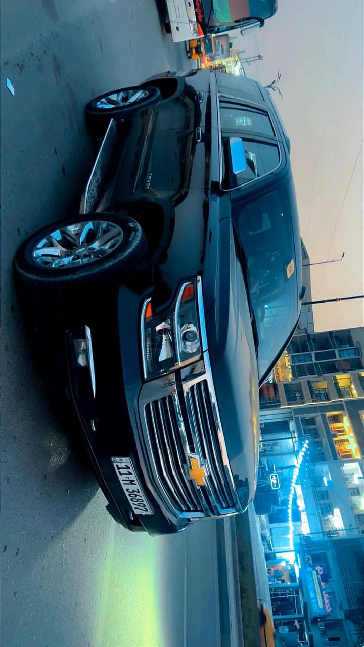 تاهو موديل 2017 (LTZ)
 فول موصفات 

كفالة عامة 

كشنات منفصل

شاشه ترحيب مع اضائه

علما صدر جديد 

بصمه عدد٥

منبه اصطدام

هيتر كشنات

٣ وضعيات قياده

٣ قطع تبريد منفصل

حساس امام خلفي  

اشاير بلمري 

مري شفط

رادار جانبي 

رادار امامي

جنطه شفط كهربائي 

محرك5300

ماشيه 
150كيلو
رقم بغداد تحويل ثاني يوم 

العنوان بغداد 
***********
