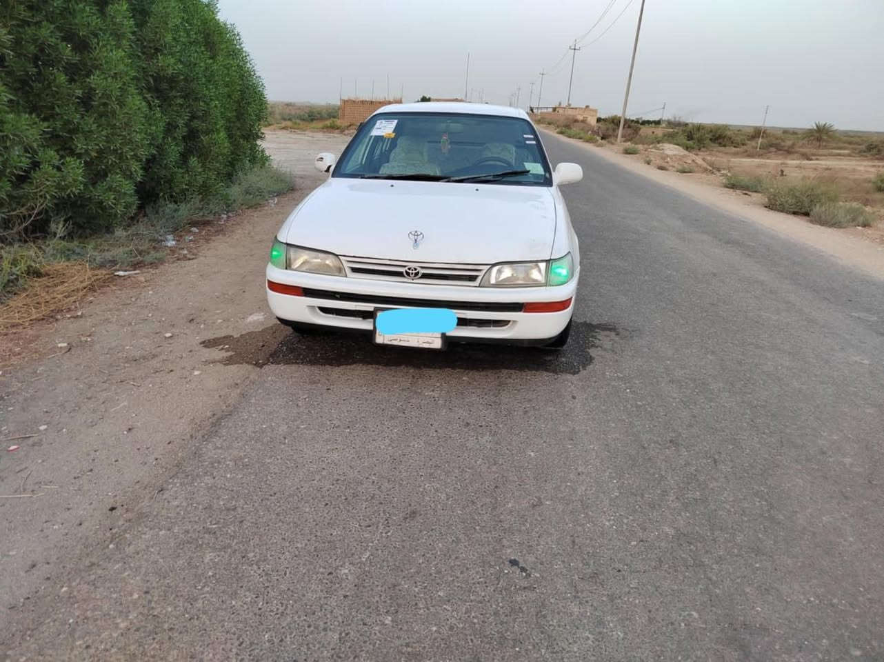 سلام عليكم للبيع كورله ١٩٩٤ رقم بصره مشروع وطني حداديه تخم تاير مكفوله من ضربه والصبغ العام سعر ٥٨ للاستفسار اتصل *********** مكان سيارة ناصريه سوك شيوخ
