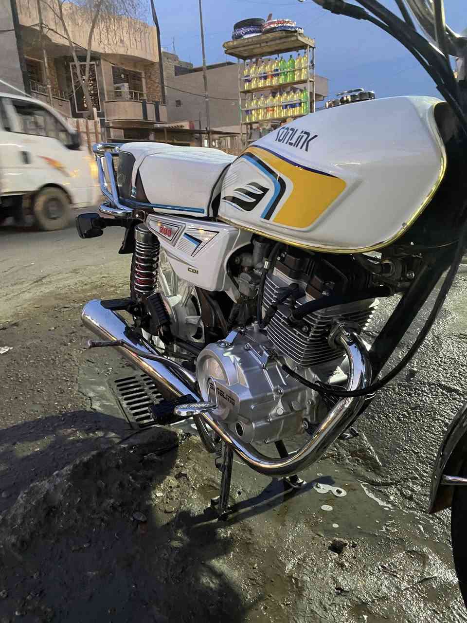 ‏سلام عليكم دراجة للبيع إيران موديل 25 كفالة العامة برغي مع أعوز نقص السعر 750 عنواني بغداد الكم ***********￼
