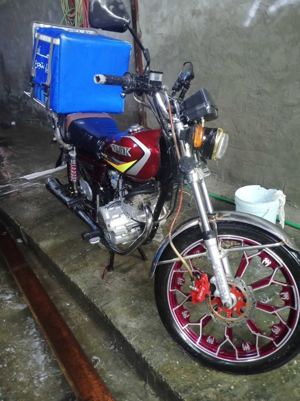 السلام عليكم دراجه للبيع ايراني خمسه كير موديل ٢٣ سعرهه ٥٥٠ وبيهه مجال قليل مكاني شهد البياع ***********
