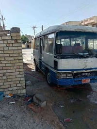 السلام كوستر عريضة موديل 88 السياره جاهزه محرك بانزين كروسيده وكير عكس...