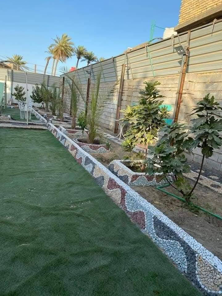 🌿✨ *سلام عليكم لعمل الحدائق المنزليه والمتنزهات والمدارس وجميع الدوائر الحكوميه ✨🌿  

*ديكورات حجر طبيعي + زراعة ثيل + تنسيق ورد*  

*حسن أبو مهدي - 
📞 *************  
🌳
