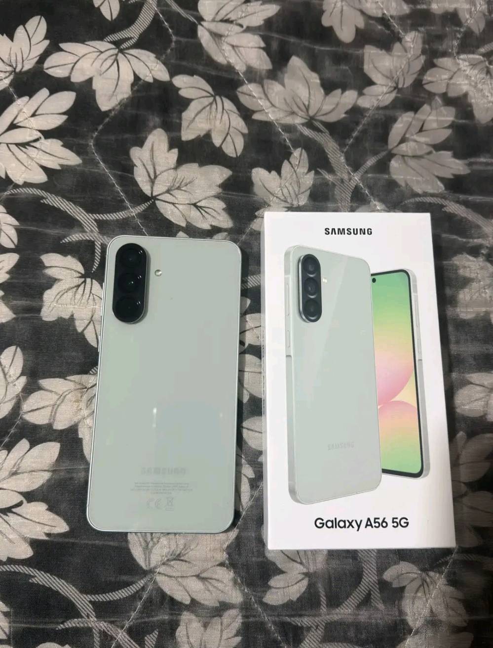 سامسونك A56 5G لون اخضر فاتح
جهاز كامل أخو جديد مستعمل 15 يوم
ذاكرة 256 عشوائية 12 ضمان الوطني
مكاني بغداد شارع المغرب لسعر 425 الف بي مجال قليل للشراي