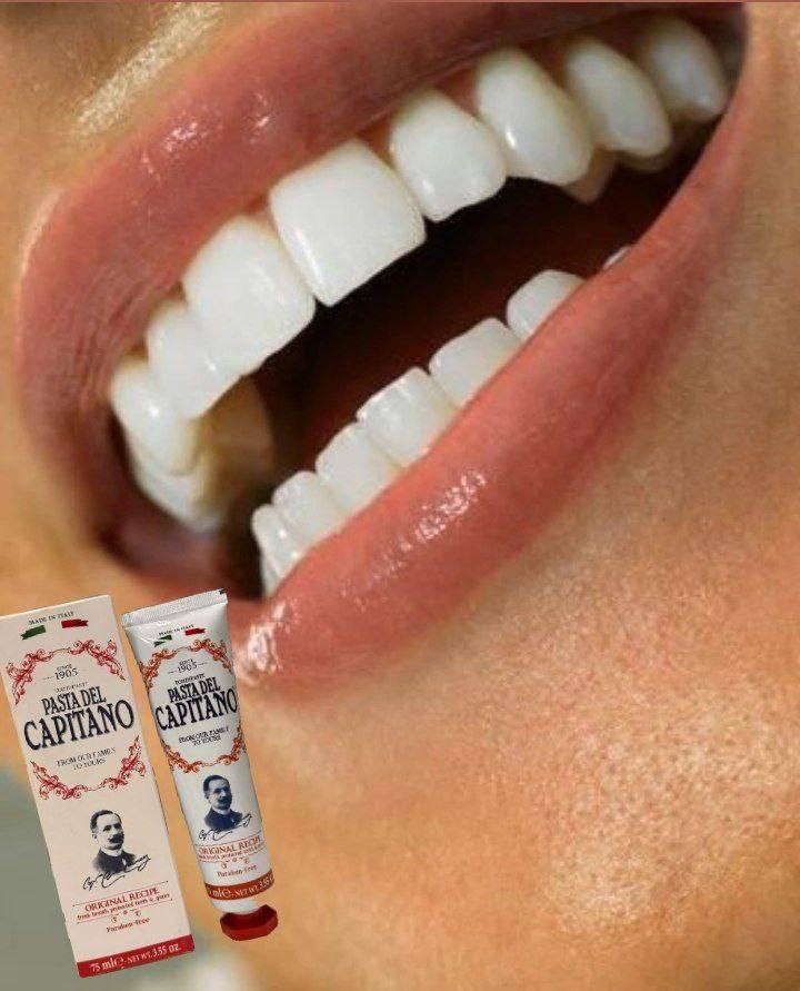 �✨ وصل معجون الأسنان الإيطالي الأصلي
Pasta del Capitano 1905 🇮🇹

نظافة فاخرة بطعم مميز من القرنفل + النعناع + القرفة
نَفَس منعش وابتسامة واثقة طول اليوم 😁

✔️ يساعد على الوقاية من تسوس الأسنان
✔️ يحتوي على الفلورايد وزيوت أساسية
✔️ مضاد للبكتيريا المسببة للرائحة
✔️ يحافظ على قوة وصحة الأسنان
✔️ يخلّي النفس منعش
✔️ بالنكهة الأصلية الكلاسيكية

نظافة مو بس تفريش… هذا إحساس انتعاش من أول استعمال 🌬️💙

#عناية_بالأسنان #ابتسامة_واثقة #نظافة_يومية
#السعر_ الخاص السعر

#يوجد_توصيل_لكافه_المحافظات


**إذا كنت صاحب هذا الإعلان وتريد حذفه لأي سبب، رجاءا أرسل رسالة إلى الدعم الفني**