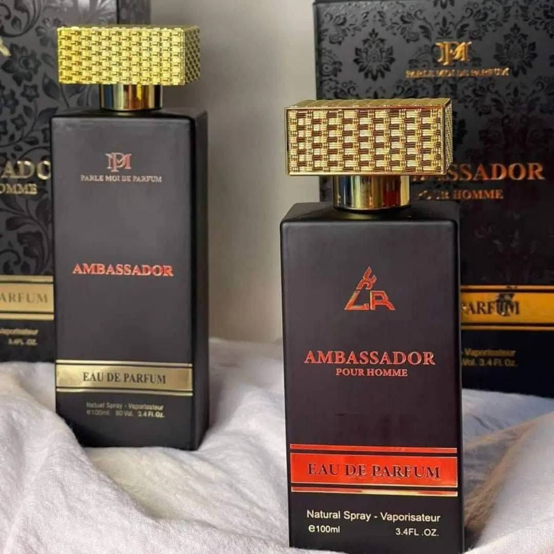 عطر امبسدور  Ambassador
عطر الفخامة وشرط الاصلي 💯 

عطر. امبسدور من العطور وجذاب وثابت خلال 48 ساعة العطور  الفواحة التي تملئ الاجواء من حولكي عطر ثابت يسر القلوب 

عطر يأسر القلوب بروائح الفواحةة ويجذب الاانظار لكل الجنسين فخم حاد يتميز بين العصرية الواضحة والكلاسيكية الفريدة 

هذا المنتج هو عطر "Ambassador Pour Homme" من Parle Moi de Parfum، وهو عطر رجالي فاخر. 
النوع: عطر خشبي - زهري - مسك للرجال بتركيز "أو دي بارفان" (Eau de Parfum). 
الروائح: يفتتح العطر بنفحات منعشة من اللافندر والبرغموت والنعناع، ويتألق قلب العطر بنفحات الياسمين والورد وزهور إبرة الراعي وزهر البرتقال، بينما تتكون القاعدة من أخشاب الأرز وطحلب البلوط والمسك والعنبر. 
الحجم: 80 مل. 
الاستخدام: مثالي للرجال الذين يبحثون عن رائحة مميزة تجمع بين الفخامة والجاذبية. 
التصنيع: صنع في سويسرا، ويعكس إتقان ماركة Gisada 

#توصيل لجميع المحافظات🚗🚗


**إذا كنت صاحب هذا الإعلان وتريد حذفه لأي سبب، رجاءا أرسل رسالة إلى الدعم الفني**