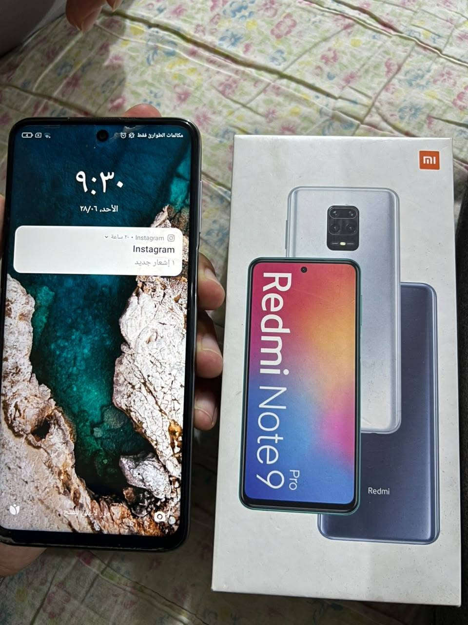Redmi Note 9 Pro
الشاشة
6.67 بوصة - 1080x2400 بكسل

الذاكرة
64 جيجابايت

الرام
6 جيجابايت

الكاميرا
64 ميجابكسل

المعالج
ا Snapdragon 720G

البطارية
5020 مللي أمبير

نظافة الجهاز 90%.    🛑السعر 120 ألف 
للتواصل والاستفسار  ***********
