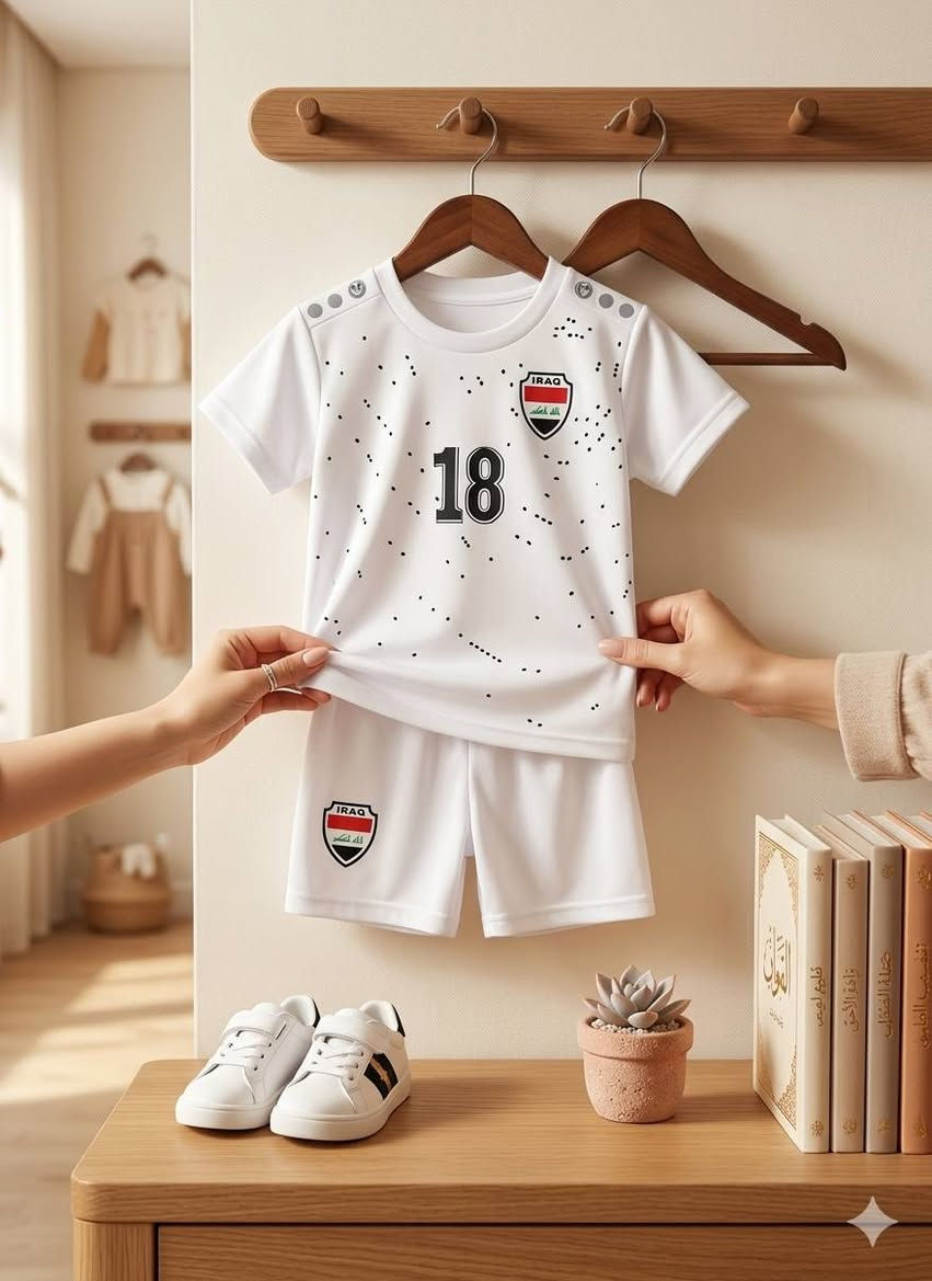 دريسات المنتخب العراقي سعر القطعة 5 الف يلبس من سنة فما فوق 
توصيل جميع محافظات العراق 3 الف 
للحجز واتساب 
***********4
