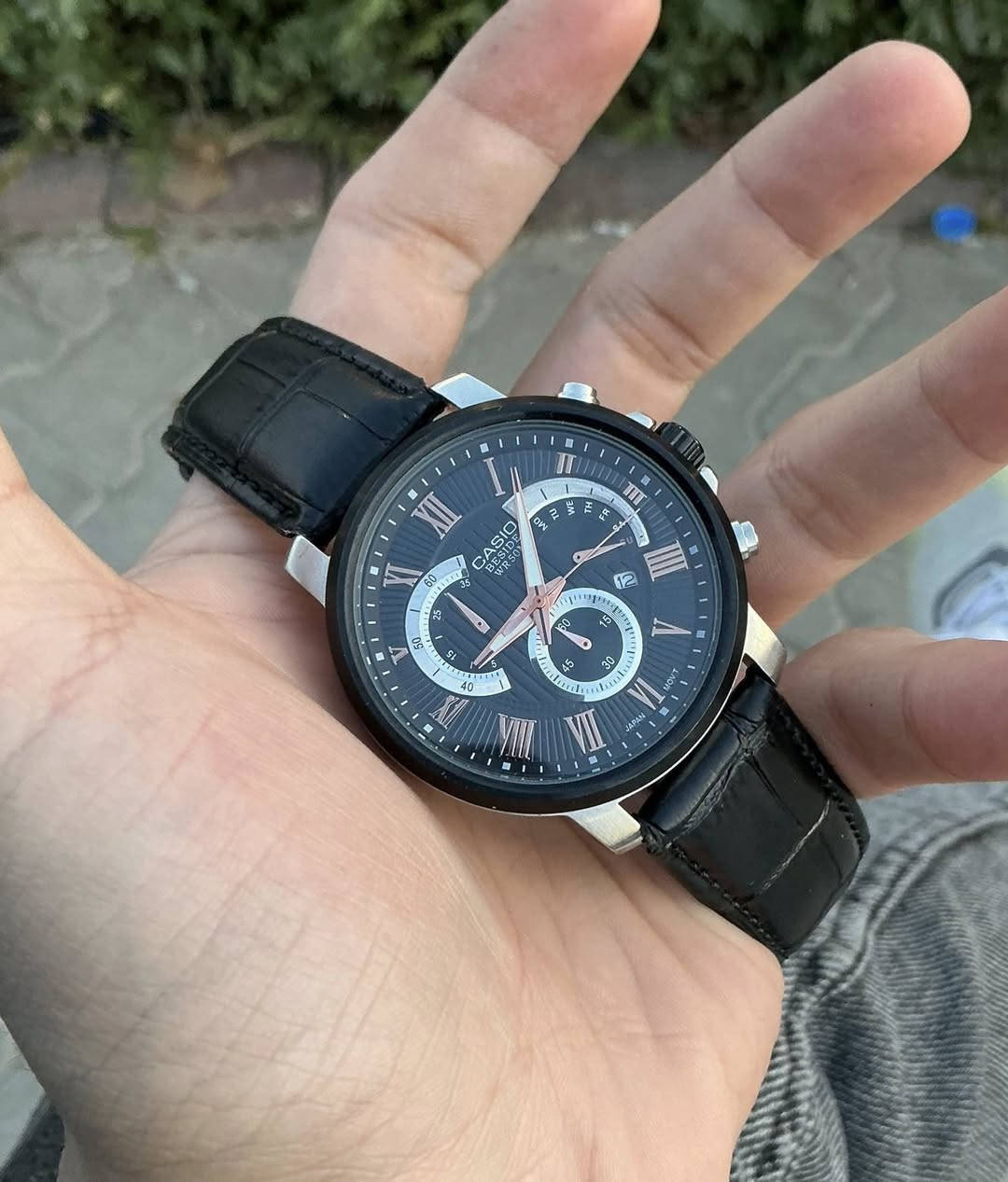 السلام عليكم ساعة كاسيو اصلي 
ستوب واتش
سناتر كرونوغراف
نافذة للتاريخ
قفل فراشة
قطر 42
ستانلس ستيل
نظيفة جدا تامة
فسفور لامينوس
95 الف


**إذا كنت صاحب هذا الإعلان وتريد حذفه لأي سبب، رجاءا أرسل رسالة إلى الدعم الفني**