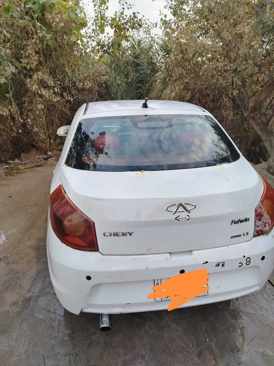 السلام عليكم. للبيع؟ شيري فلاوي 2013
صدر امامي خلفي جاهز
مكينة جديدة بجيس
تبريد عوزه غاز 
زوج تايرات جدد
سيارة مابيهه اي نقص وين ماتريد اطلع بيها
رقم قادسية
مالكهه بل ديوانية... السعر 30 وبيها مجال قليل
للتواصل الاتصال على الرقم ***********
