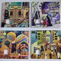 قواعد طبلات سيراميك • رسوم بغداديه بارزه • قابله للتعليق