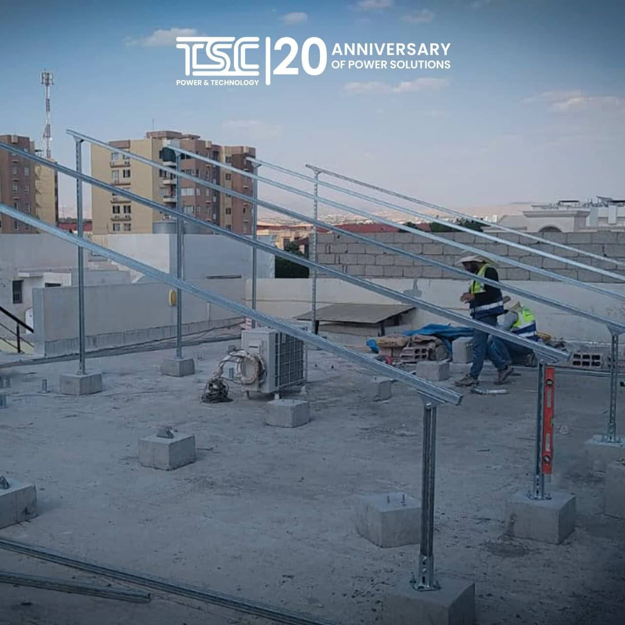 ⚡ نحو مستقبل يعمل بطاقة الشمس
⚡ Powering a Brighter Future with Solar Energy

---------------------------

كل مشروع طاقة شمسية يبدأ بخطوة، ويكتمل بخبرة فريق يعمل بدقة واحترافية في كل مرحلة من مراحل التنفيذ.
نفخر بمشاركة بعض اللقطات من أعمال فريقنا أثناء تركيب أنظمة الطاقة الشمسية، لنواصل تقديم حلول طاقة مستدامة وموثوقة تلبي احتياجات مختلف القطاعات. ☀️
اتصل بنا على الرقم *********** 📞 للحصول على إجابات على استفساراتكم.
TSC، الشريك الموثوق في مجال الطاقة والاستدامة

--------------------------------

Every solar energy project begins with a step and is completed through the expertise of a team that works with precision and professionalism at every stage of implementation.
We are proud to share some snapshots of our team in action while installing solar energy systems, continuing our mission to provide sustainable and reliable energy solutions for various sectors. ☀️
Call us at *********** 📞 for answers to your inquiries.
TSC, Your Trusted Partner in Energy and Sustainability.
