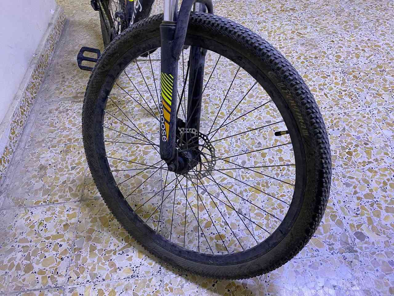 سلام عليكم بيع فقط مستعجل
بايسكل جبلي للبيع ( حجم 29 ) اكبر حجم نظافته💯

مميزات : نضيف كلشي ما بي
ل كيوره مالته شغالات 100%
العقرب مالته شغال
تايرات جدد .
بريكات جدد شغالات
سعر : 135 و بي مجال للطيبين 💯
اخوان اشتريته جديد ب280 الف للعلم
تواصل  ماسنجر  او رقمي بي واتساب ***********
مكاني بغداد العامريه
