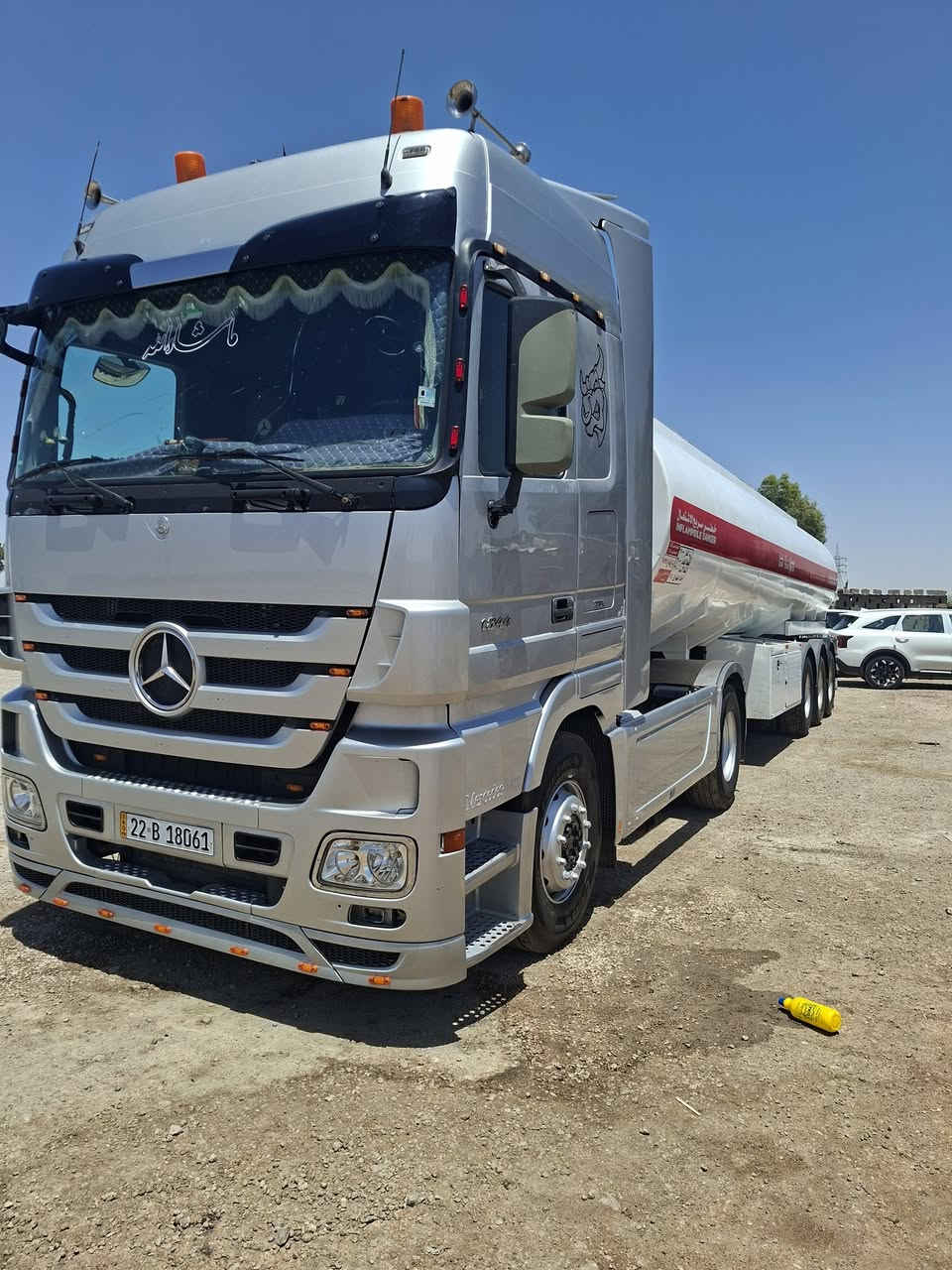 مارسيدس اكتروس اللبيع موديل ٢٠١٢
الحجم ١٨٤٤
مواصفات رتايدر 
جاهزه ع الشغل 
طوناج جي بي اس تانكي شاكر موديل ١٩ 
العنوان( الانبار _الرمادي _ الخمسه كيلو خط السريع منطقة الشراع )
رقم الهاتف( ***********)
ملاحظة/ من الساعة ٨ مساءً إلى ٨ صباحاً
