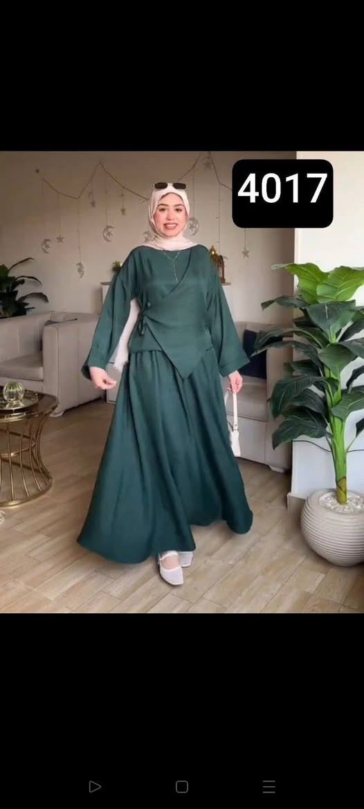 الموديل❤️سوت اسكيرت قطعتين 💯🍁👌
مكون من بلاوز لف  واسكيرت 2جيب كلوش 

الخامه❤️كتان اسبانى معالج ضد الانكماش عالى الجودة

المقاس❤️ون سايز تلبيس ل85ك مرتاح


**إذا كنت صاحب هذا الإعلان وتريد حذفه لأي سبب، رجاءا أرسل رسالة إلى الدعم الفني**