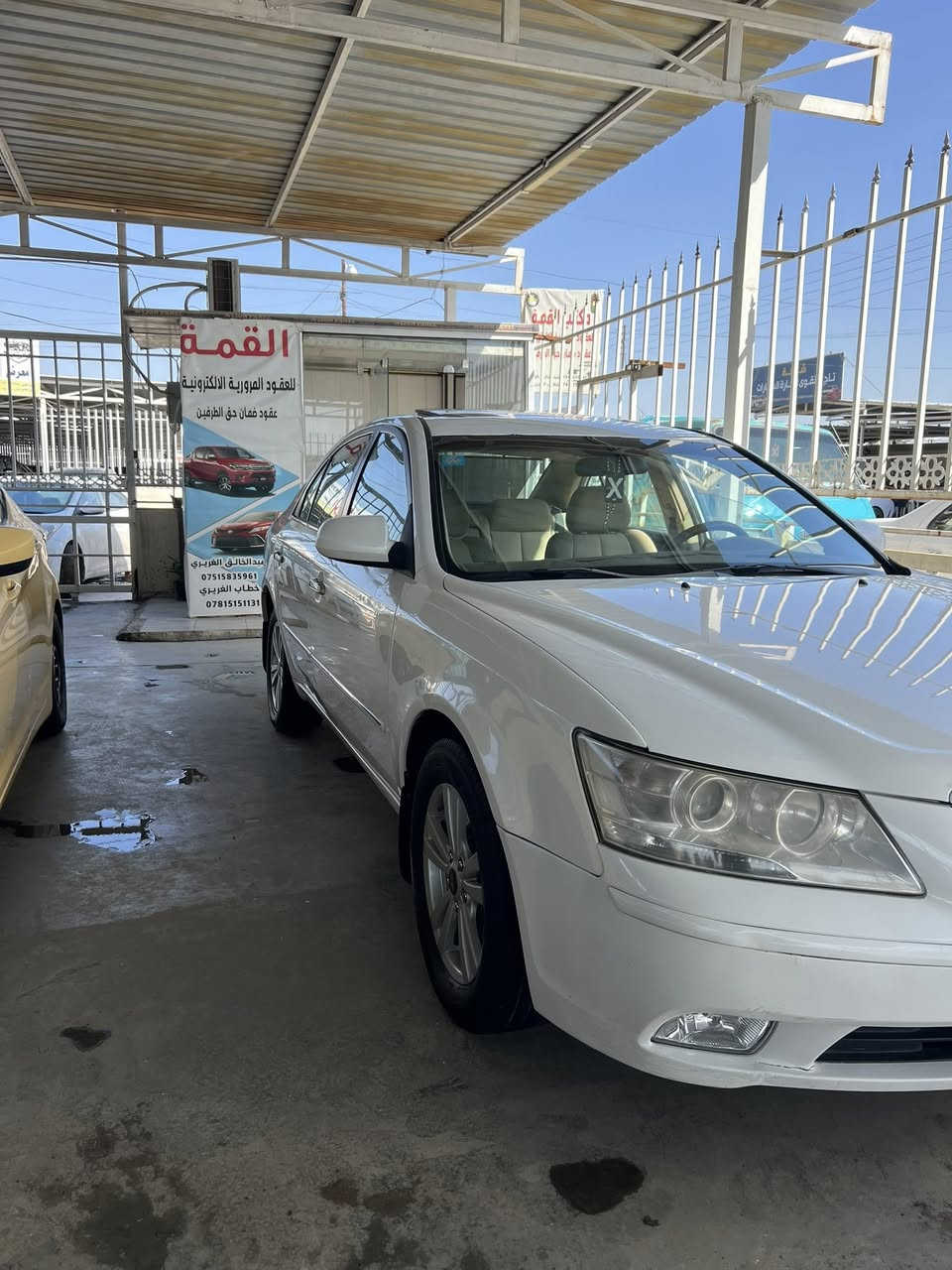 سلام عليكم سوناتا موديل ٢٠٠٩ جاهزه مكينه كير مكفول محرك 2400فول فتحه داخل صاج بسمي سنويه لل٣١  مصبوغه حزام اثر تكشير مابيها ضربه قويه والسونار موجود للمنشور السعر 105وبيها مجال مكاني بغداد المحمودية ناحيه الرشيد ***********او***********
