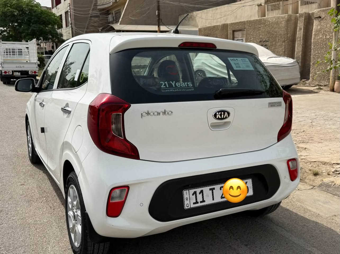 السلام عليكم بيكانتو 2019 خليجي رقم بغداد الجديد بأسمي مكفولة من الفتح والتبديل بيه صبغ باب وجاملغ خلفي وباب الصدر بارد من الاسفل 
ماشية 37 
مواصفات 
(محرك 1200 ، ويل كب حجم 14 ، اشاير بالمري ومري كهرباء، جام كهرباء ، داخل اسود، بروجكتر ، حساس خلفي)
السعر 102 بيه مجال 
مكاني بغداد للاستفسار ***********
