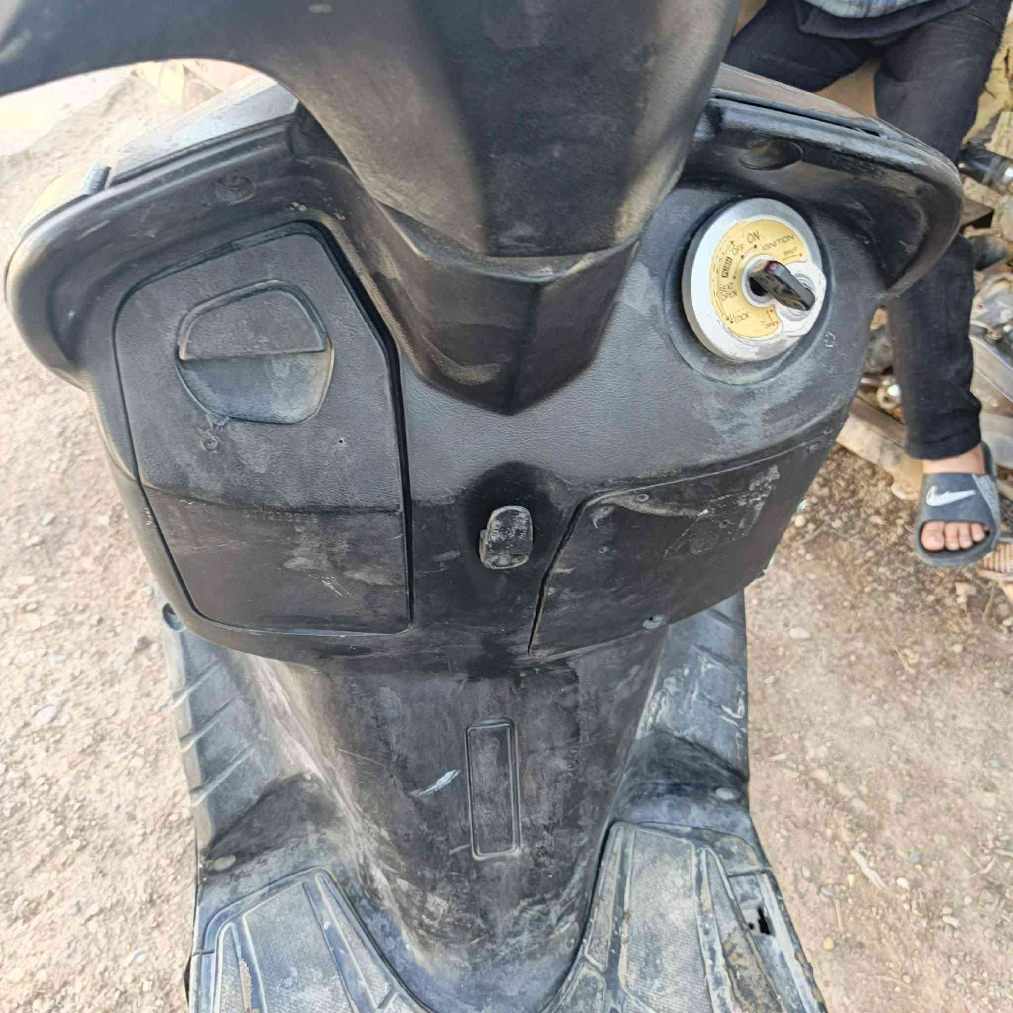 السلام عليكم دراجة خير من الله كاملة نقص كلج امامي والباقي كفالة عامة السعر 250قفل قفل 🔒مكان عبايجي ***********
