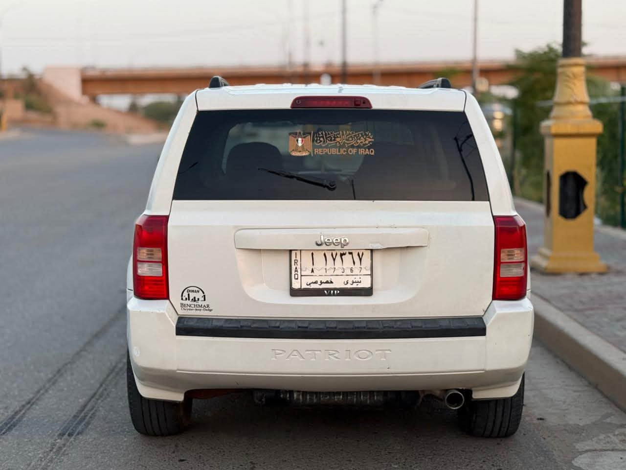 السلام عليكم للبيع او مراوس
جيب JEEP باتريوت 2007 وارد امريكي 
رقم نينوى مشروع وطني بسمي 
محرك 2400  
كير ومحرك وحدادية وتبريد وكهربائيات وتخم تاير خير من الله …
مواصفات المعروفة نص فول 
5 راكب 
والسيارة جاهزة وخير من الله 
بيها مكانات صبغ ابيع عام ..
مكان السيارة بغداد الاعظمية 
السعر ٨٠🌹🌹☺️
للاتصال والاستفسار 
***********
***********
