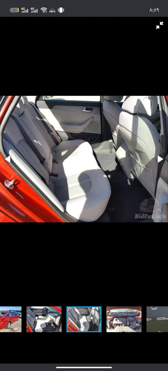 السلام عليكم سوناتا وارد امريكي ماشيه 66كير محرك مكفول حادث مرفق بل صوره سنوية29 رقم انكليزي ما عليه غرامه سياره باسمي تحويل ثاني يوم المكان بغداد السعر ١٣٥ رقم الهاتف ***********
