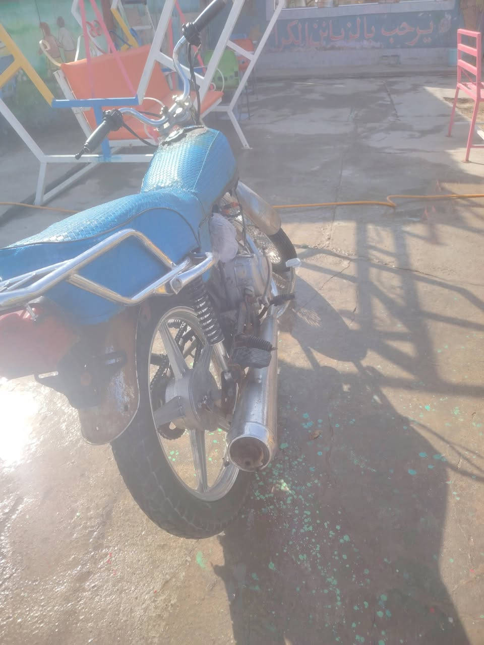 دراجه لبيع السعر ٣٥٠ لف بيه مجال بصيط مكان بغدادتاجي سبع البور ***********، ٤ كير
