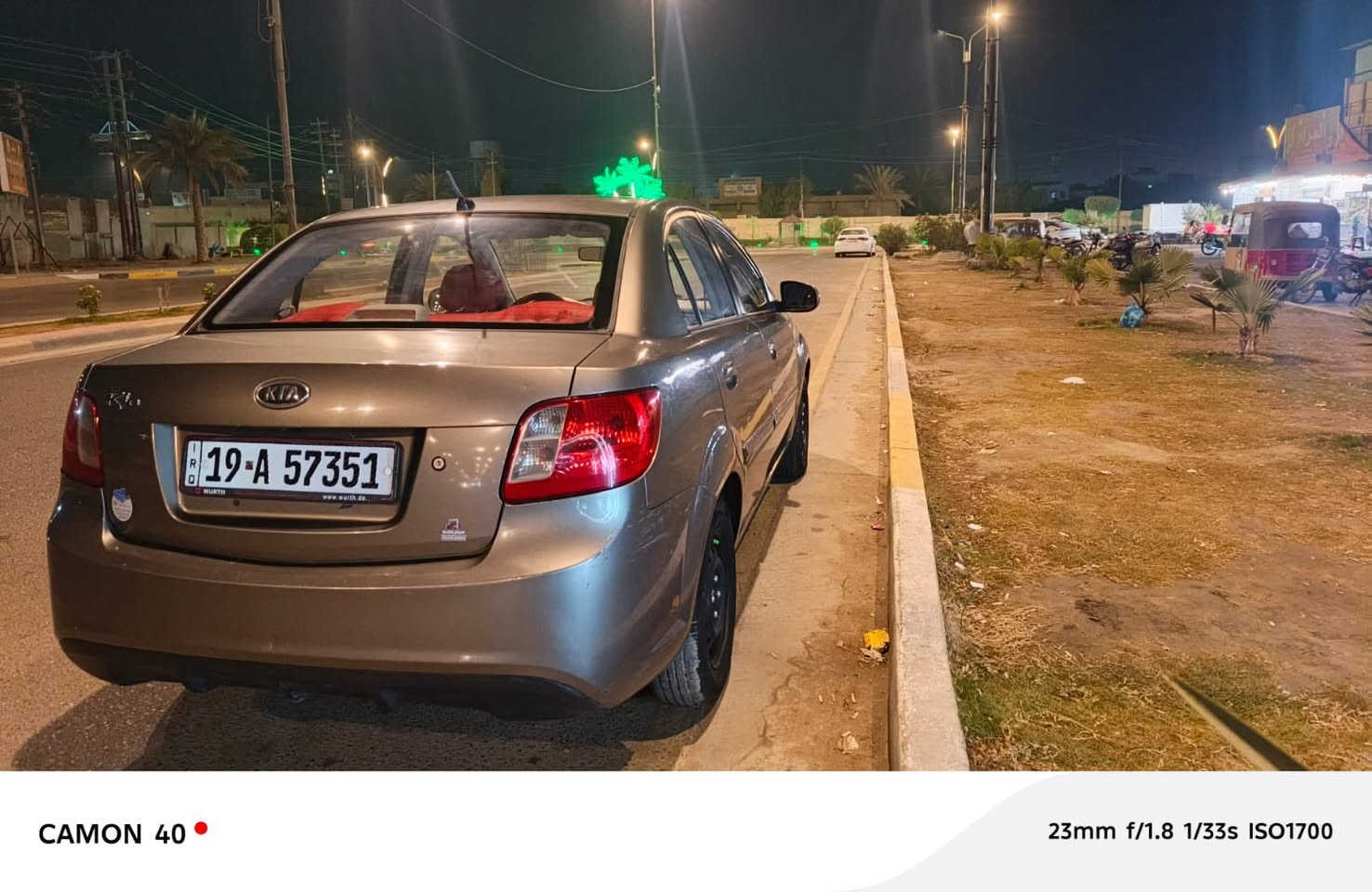 سلام عليكم.ريو موديل ٢٠١٢ السياره كلش جديده واستخدام مال بيت ماشيه فقط ٨٩الف حقيقي
محرك ١٦٠٠ كفاله عامه بيه بس بارد شويه فقط لا غير 
جاهزه من كير محرك حداديه 
مكان كربلاء 
السعر ٩٠وبيه مجال 
السونار معه الصوره 
***********
