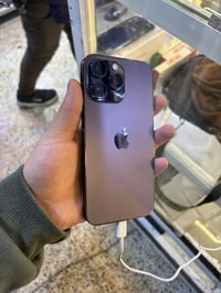 14 برو ماكس 256  دبل سيم  بطارية 88  مبدل شاشة أصلية  فيس ايدي شغال سع...