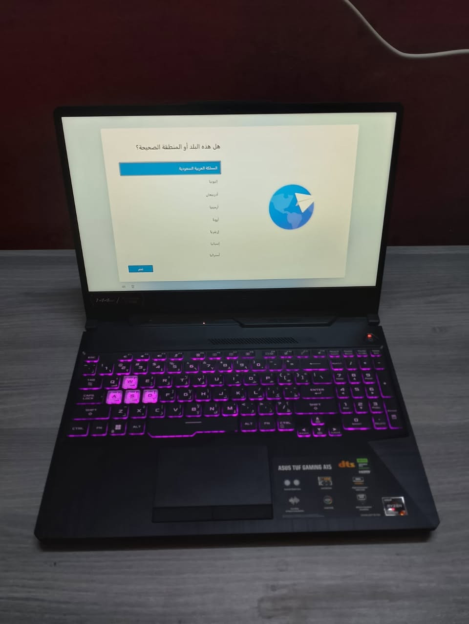 Asus Tuf Gaming A15 
البروسيسور : AMD Ryzen 7 7445 HS
الرامات : 8 رام DDR4
الهارد 512 SSD NVME
كارت الشاشه : NVIDIA RTX 3050 
الشاشه 144 HZ 
استخدام 3 شهور معاه الكارتونه والشاحن الاصلي والفاتورة وكل حاجه
  اخور 32000 لسرعه البيع
شراء من 2b


**إذا كنت صاحب هذا الإعلان وتريد حذفه لأي سبب، رجاءا أرسل رسالة إلى الدعم الفني**