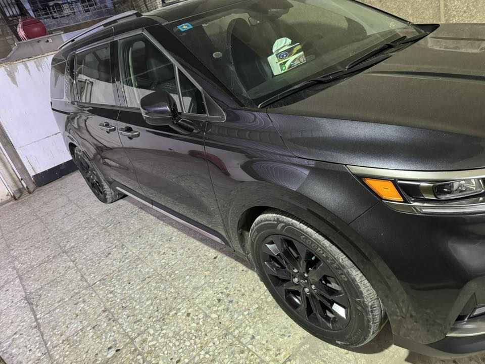 ذوي الشهداء اكرر ذوي الشهداء باقيلها سنة ونص وتصير حرة 

Kia Carnival  SX 2024   3.5 
 
                  حجم المكينه : 3500 V6
         المسافه المقطوعه km:36 
الضرر :  موضح بل صور 
            
‎#مواصفاتها 
فتحتين سقف
1.شاشه 
2.كامرات 360 امامي وخلفي وجانبي وداخل السيارة هم كامره 
3.بصمه
4. نظام ايكو + سبورت + سمارت
5.ويل كب 
6. تشغيل عن بعد
7.حساسات خلفي امامي وجانبي
8.بيبان كهرباء اثنيهن 
9.لايتات لد
10.لايتات زنون
11.بكلايتات لد
12.اشاير بالمري
13.رادارات 360 امامي وخلفي وجانبي
14.كشنات جلد لون اسود بلادي
15.ثلاث قطع تبريد
16.هيترات بالكشنات حار بارد
17.هندبريك بصمه
18.شحن وايرليس
19.هيتر بالاستيرن
20.كشافات 
21.مري شفط +قلاب من ترجع ع بك تنزل للأسفل + كامره 
22.كشنات  الاماميات كهرباء 
23.كشن السايق ميموري 
24.تحديد مسار 
فول موصفات 1/1 جاهزه 
السيارة جديدة بمعنى الكلمه واحلى من الصور 
مكان السياره /بغداد
للأستفسار  ***********
