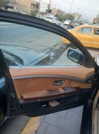 بي ام باخره ٢٠٠١ محدث ٢٠٠٨ محرك وحجم ٧٤٥ لون نيلي رقم دهوك انكليزي باس...