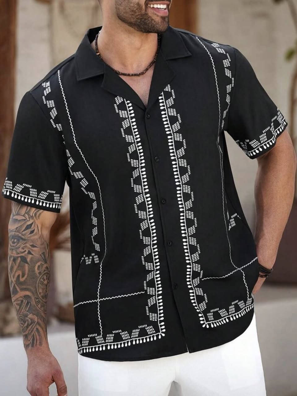 قميص قياس 2xL ماركة manfinity 
السعر ١٥ الف فقط 🖤


**إذا كنت صاحب هذا الإعلان وتريد حذفه لأي سبب، رجاءا أرسل رسالة إلى الدعم الفني**