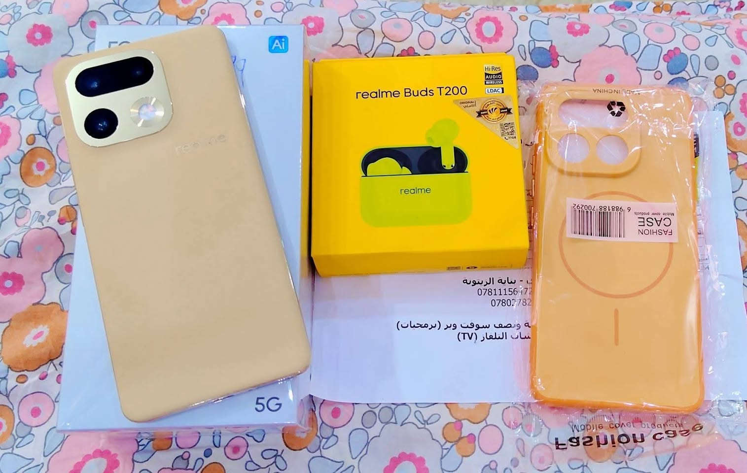 بيع فقط 
ريلمي 16 برو بلس 5G، استخدام قليل جداً 
ذاكرة 512 
ملحقاته ما مستخدمه نهائياً بعدهن بالچيس +سماعة بودز ريلمي +كفر جديد، 
السعر 725 قفل الجهاز مكلفني 795 يشهد ربي، 
 مو شراي اكو محلات وتگدر تشتري وابو المحل فلس ما يطيحلك، وتحياتي للناس المحترمة،  
العنوان بغداد البلديات ما عندي توصيل اسف،


**إذا كنت صاحب هذا الإعلان وتريد حذفه لأي سبب، رجاءا أرسل رسالة إلى الدعم الفني**