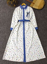 فستان كلوش • هوريم دابل تركي • مقاسات 38-46