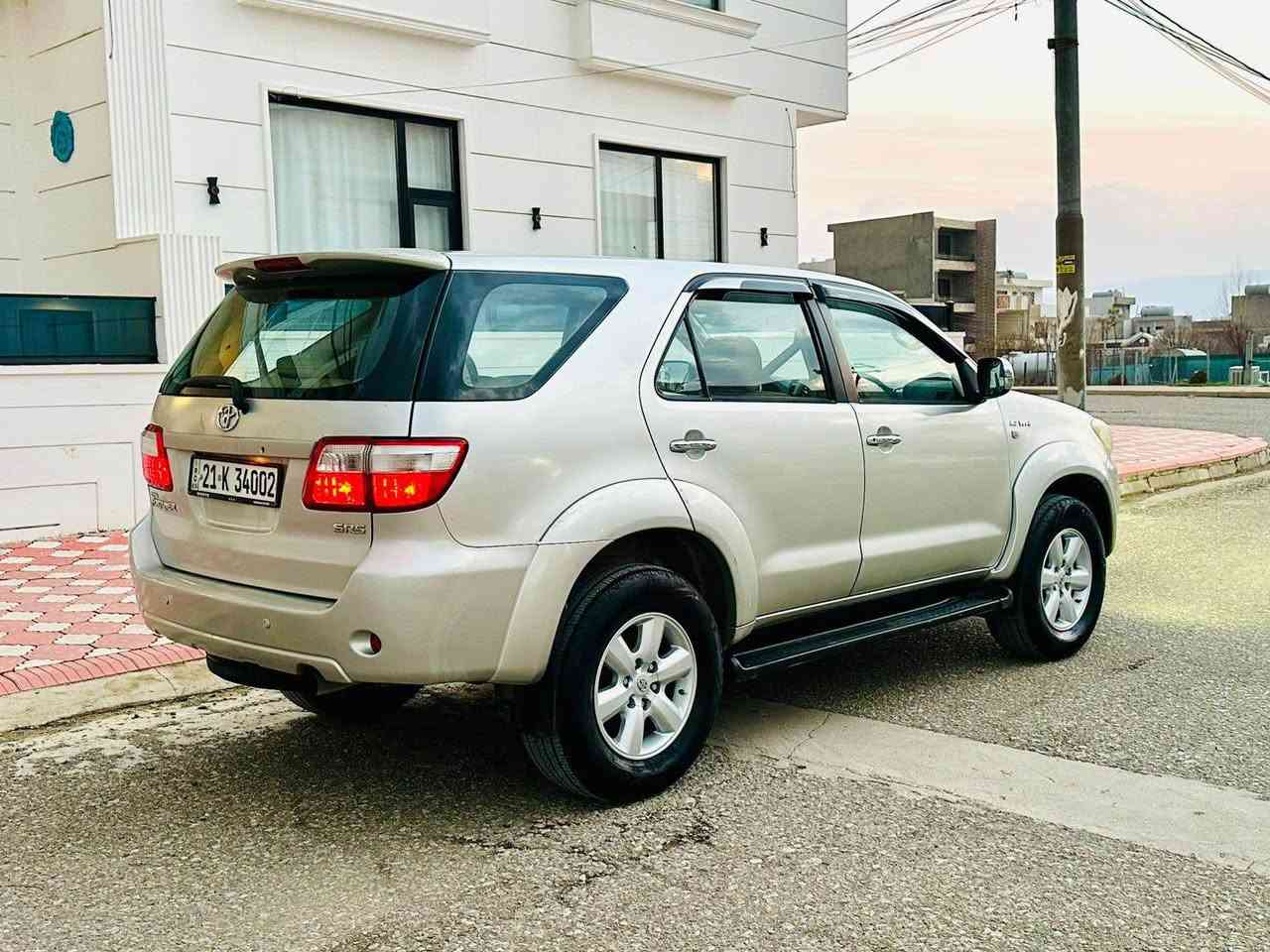 ***********
تويوتا فورجنر 2009 سنويه جديده بدون صبغ شرط لا ضرب ولا دعم مكفوله من دعاميه الى دعاميه تخم تاير جديده 
سيارة جاهزة بدون اي نقص ***********
محرك وكير وتبريد وصدر كل شرط 
شرط التحويل او وكالة 
السعر 137$$$$$$$
عنوان سليمانيه 
*********** السليمانية, العراق
