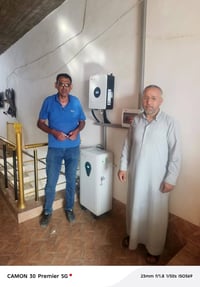 منظومة شمسية • بطارية ليثيوم ١٧٫٥ كيلو • انفرتر ٦ كيلو