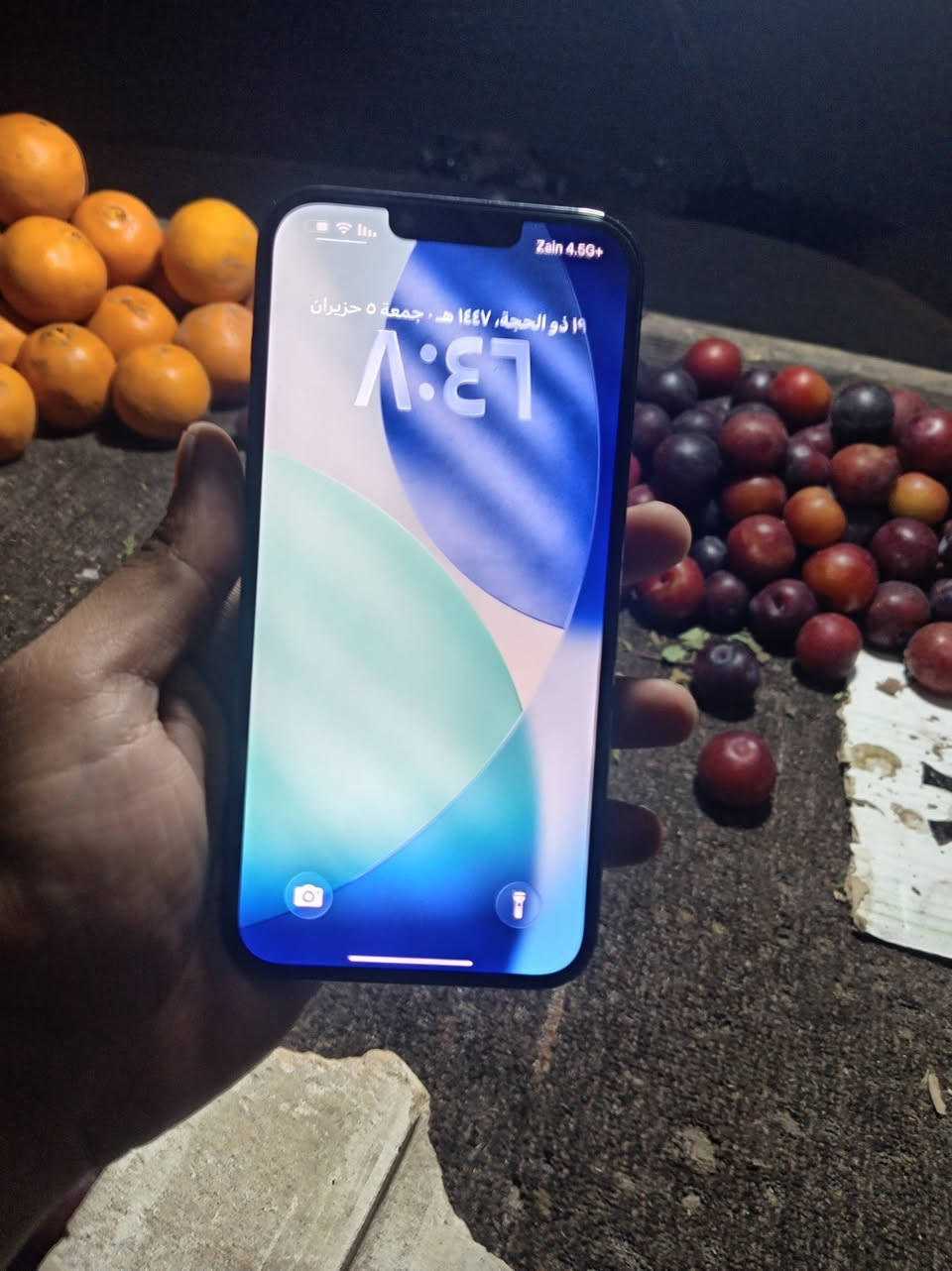 ايفون 13 برو ماكس سعر 640 بطاريه 93 جلف ما بين ***********
