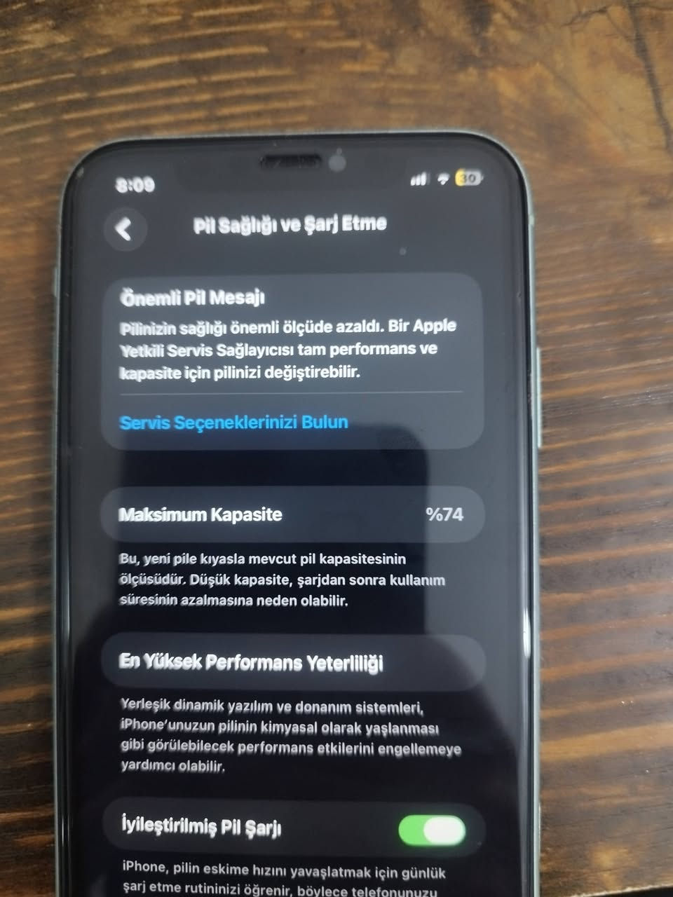 السلام عليكم
ايفون 11 عادي مبدل شاشه اذكره 128 بطاريه74 نموذج M مراوس ايفون فقط

 السعر. تواصل ***********
