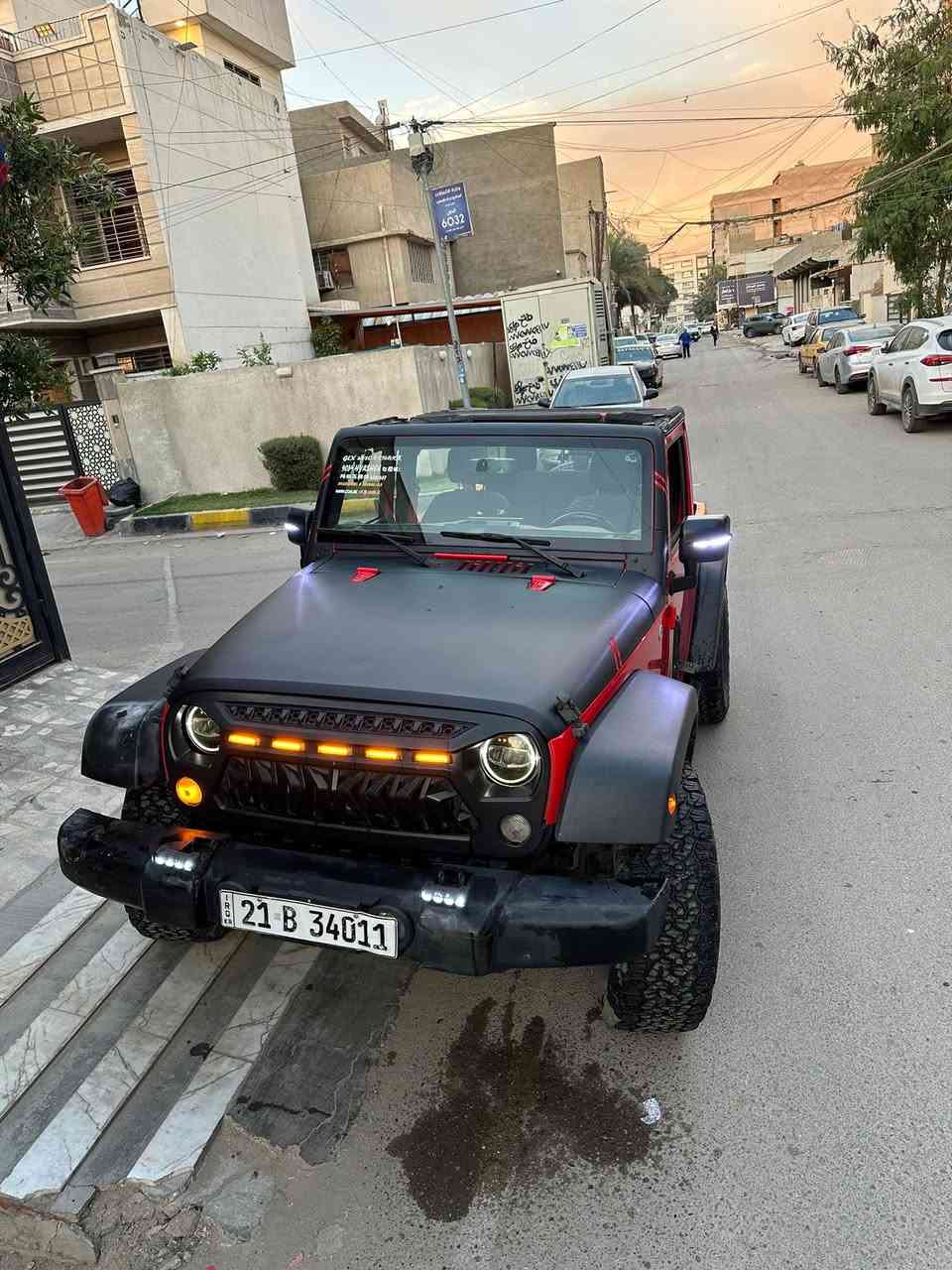سلام عليكم بيع او مراوس جيب رانكلر فئة سبورت معدله  موديل ٢٠١٧مكينه ٦ سلندر سياره جاهزه تبريد ثلج كير مكينه خير من الله عليه ترفيع دوسلت حديد لايتات زنون عدسات تغير الوان بيه بعد اضافات السياره سياره احله من الصور مكاني بغداد كراده شراي اتصل سعره مناسب السياره وهذه رقمي بي واتس ***********
